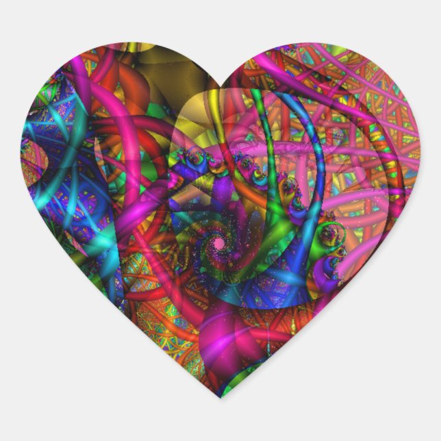 Pegatina fractal (Anverso)