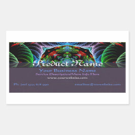 Pegatina Fractal Mandala Arts - Etiqueta de produc