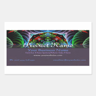 Pegatina Fractal Mandala Arts - Etiqueta de produc