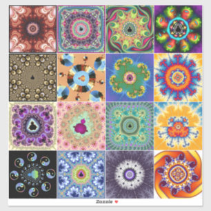 Pegatina Fractales de Mandelbrot