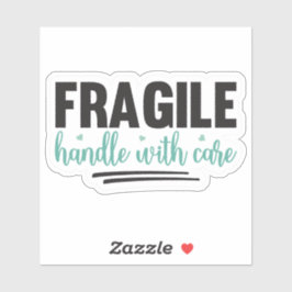 Pegatina FRAGILE - Manipular con cuidado