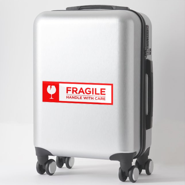 Pegatina Fragile Stickers Handle with Care (Maleta)