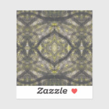 Fragment Abstract Dark Yellow Black Watercolor Art