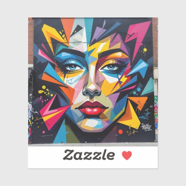 Pegatina Fragments Of Identity - Square Vinyl (Hoja)