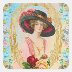 Pegatina francés vintage