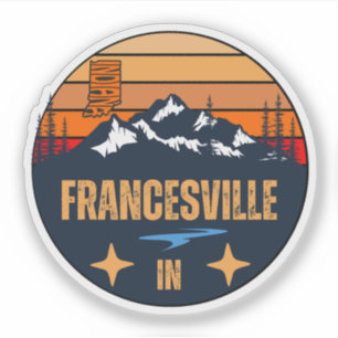 Pegatina Francesville, Indiana