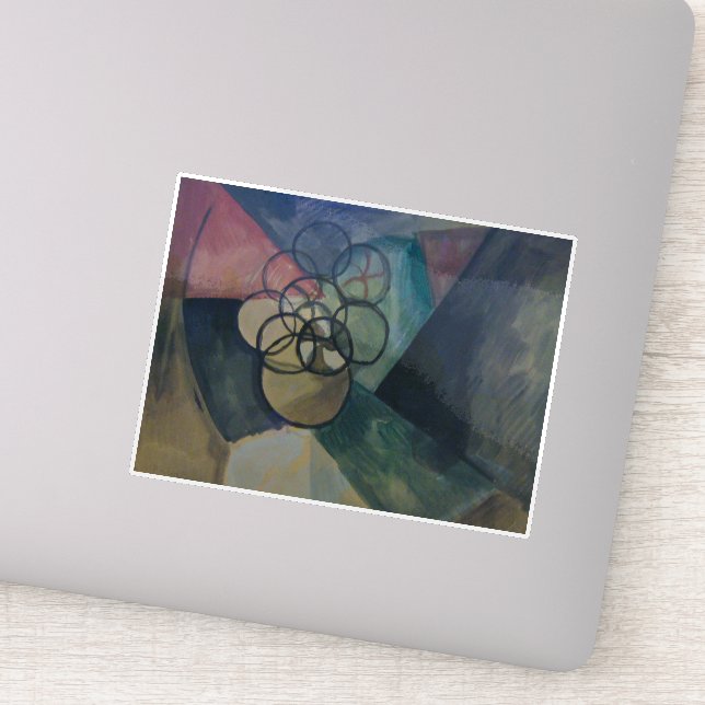 Pegatina Francis Picabia, Caoutchouc, 1909., Resumen Art (Detalle)