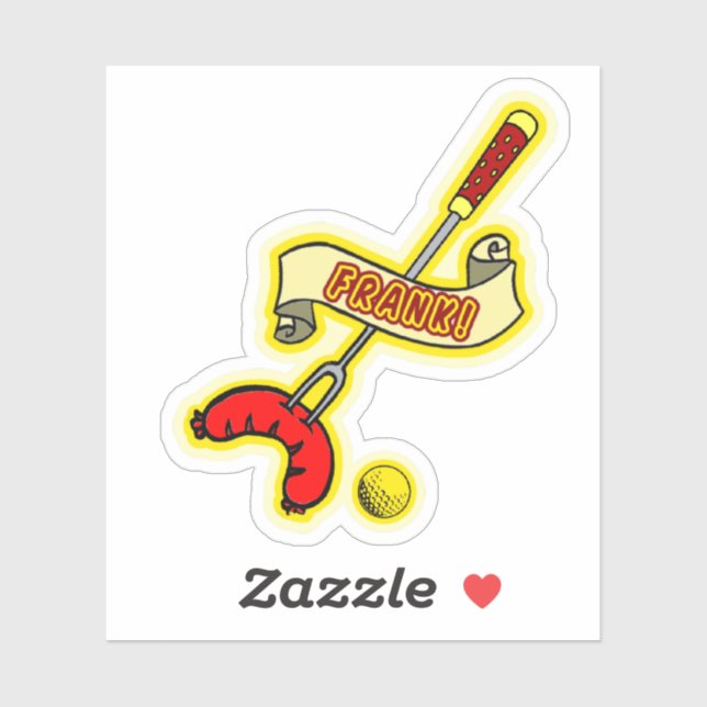 Pegatina ¡Frank! (Hoja)