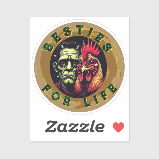 Pegatina "Frank & Earl Besties" Chessy Chicken Vinyl (Hoja)