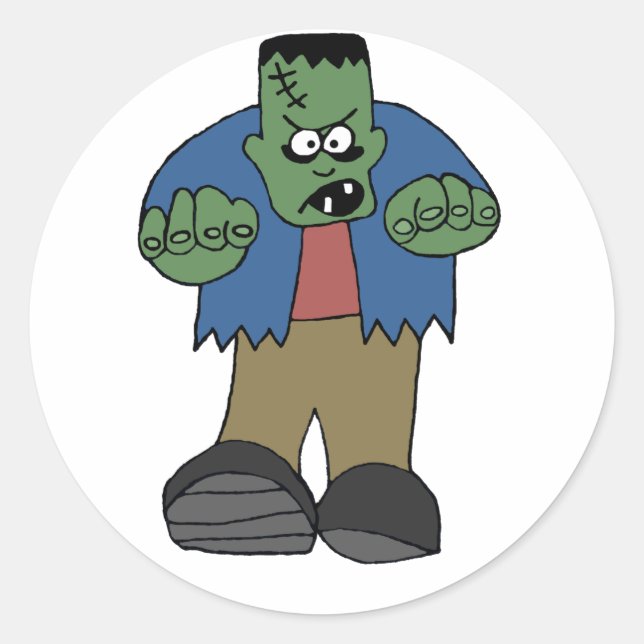 Pegatina Frankenstein (Anverso)