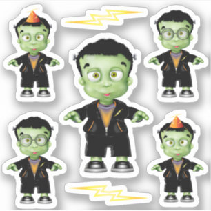Pegatina Frankenstein Halloween