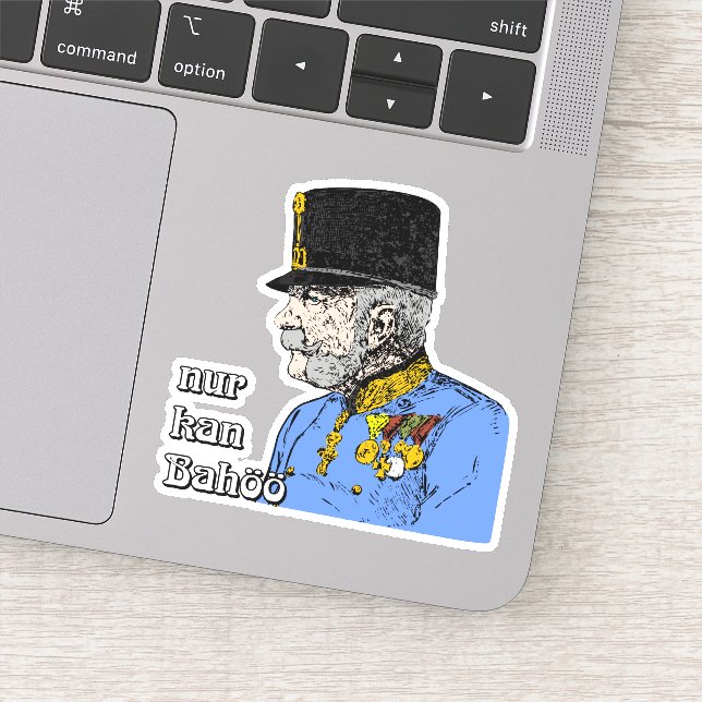 Pegatina Franz Joseph, Österreich Kaiser Habsburg (Detalle)