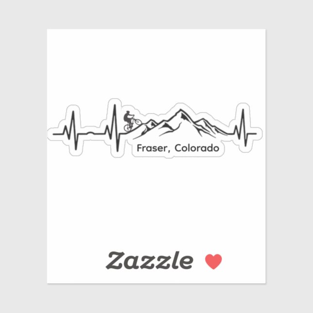 Pegatina Fraser MTB Vinyl Sticker (Hoja)