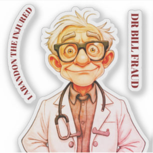 PEGATINA FRAUDE DEL DR. BILL
