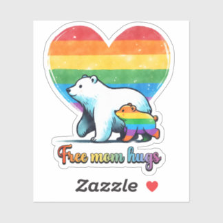 Pegatina Free Mom Hugs