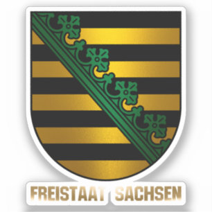 Pegatina Freistaat Sachsen