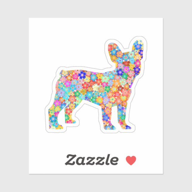 Pegatina Frenchie (Hoja)