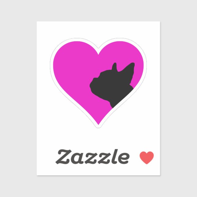 Pegatina Frenchie (Hoja)