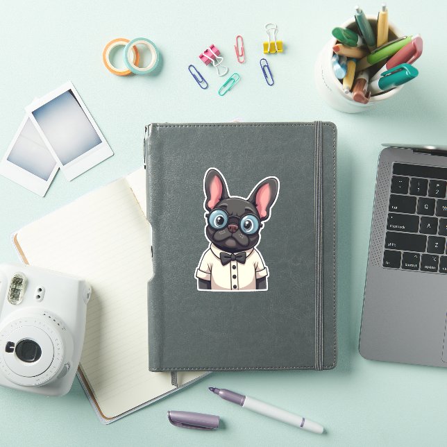 Pegatina Frenchie La Copia De Caballeros (3) (Funda para iPad)