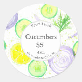 Pegatina Fresco De La Granja De La Sello De Venta