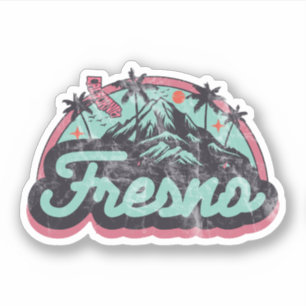 Pegatina Fresno, California