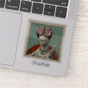 Pegatina Frida Kahlo de García Villegas