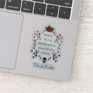 Pegatina Frida Kahlo el   Árbol De La Esperanza