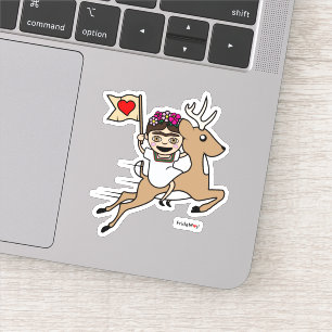 Pegatina Frida Kahlo el   FridaMoji - reno