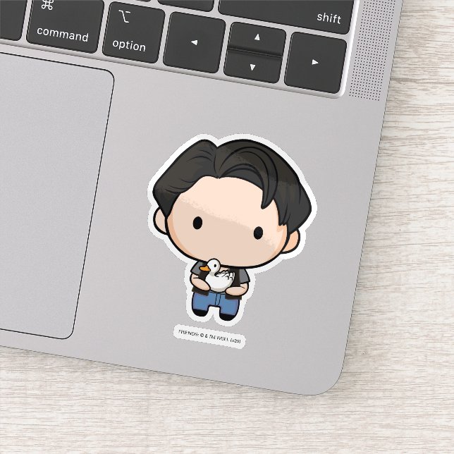 Pegatina FRIENDS™ | Joey Chibi (Detalle)