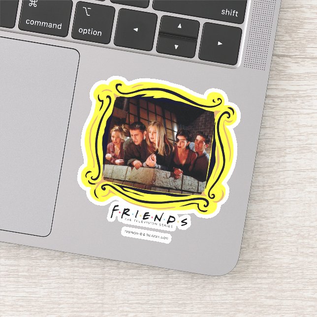 Pegatina FRIENDS™ | La pandilla en el balcón (Detalle)