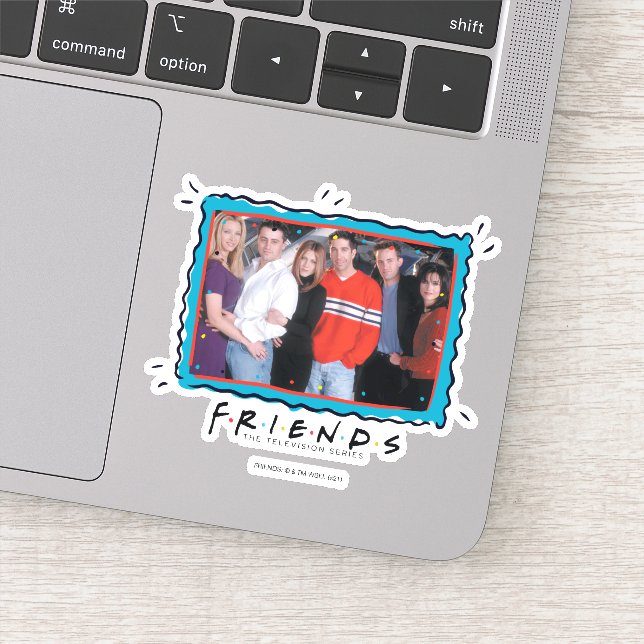 Pegatina FRIENDS™ | Parejas con Ropa de Calle (Detalle)