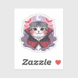 Pegatina Frío de vampiros - Salón de gatos de vampiros call