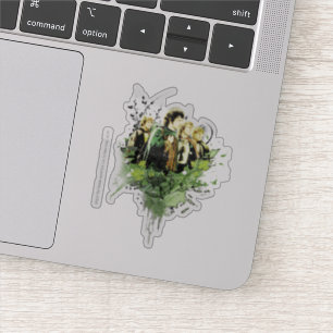 Pegatina FRODO™ con el collage de Hobbits