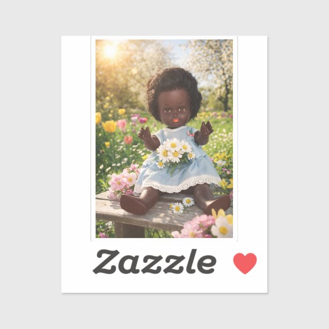 Pegatina Frühlingszauber & Gänseblümchen-Glück  (Hoja)