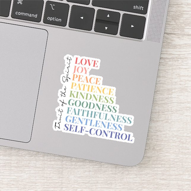 Pegatina Fruit of the Spirit (Detalle)