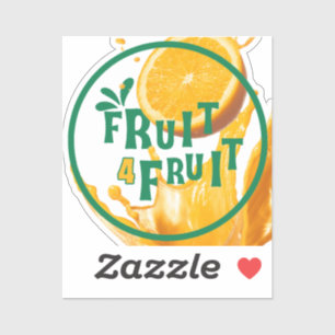 Pegatina Fruta 4 Fruta