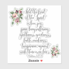 Pegatina Fruta de la Escritura de Espíritu