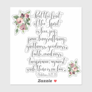 Pegatina Fruta de la Escritura de Espíritu