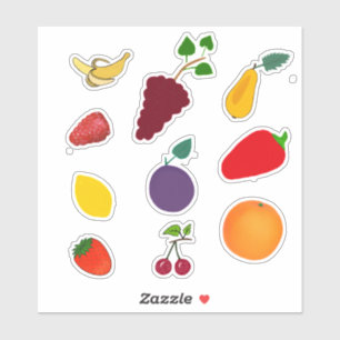 Pegatina Frutas y hortalizas