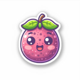 Pegatina Fruto de la pasión de kawaii