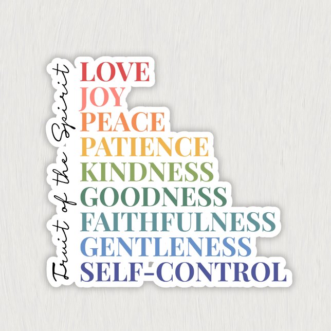 Pegatina Fruto del Espíritu (Subido por el creador)