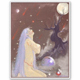 Pegatina Fuego en el cielo