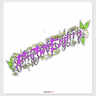 Pegatina Fuente Fifty Two Eighty Filigree
