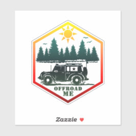 PEGATINA FUERA DE LA CARRETERA ME