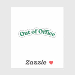 Pegatina Fuera de la oficina