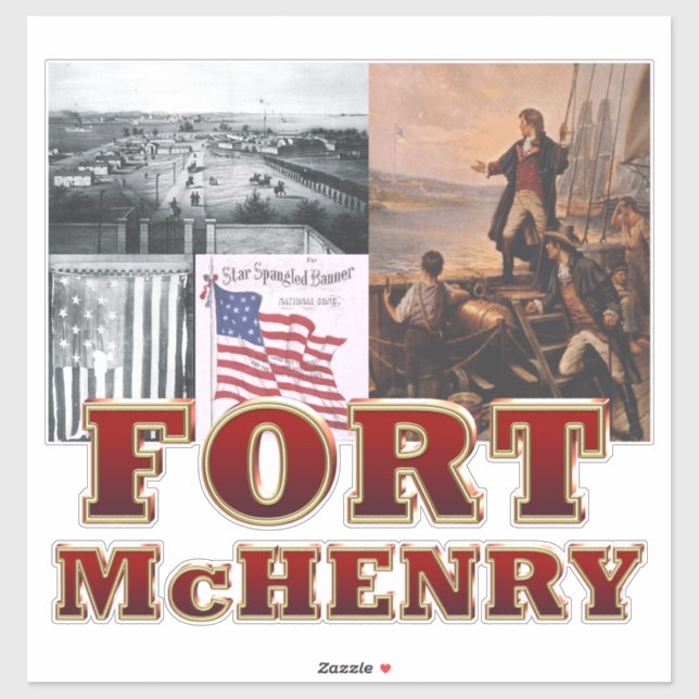Pegatina Fuerte ABH McHenry (Hoja)