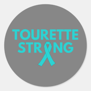 Pegatina fuerte de Tourette para concientizar