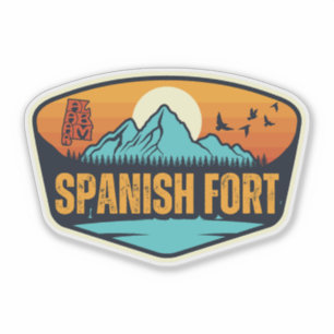 Pegatina Fuerte Español, Alabama