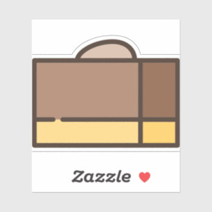 Pegatina fugia de chocolate