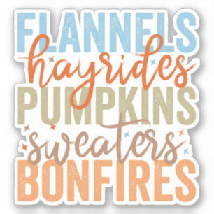 Pegatina Fun Fall Vibes